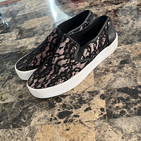 Rebecca minkoff lace trim platform sneakers - Picture 3 of 9